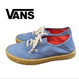 VANS Classic Women's Espadrille Blue Sneakers 8